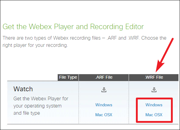 Webex Player Download Mac